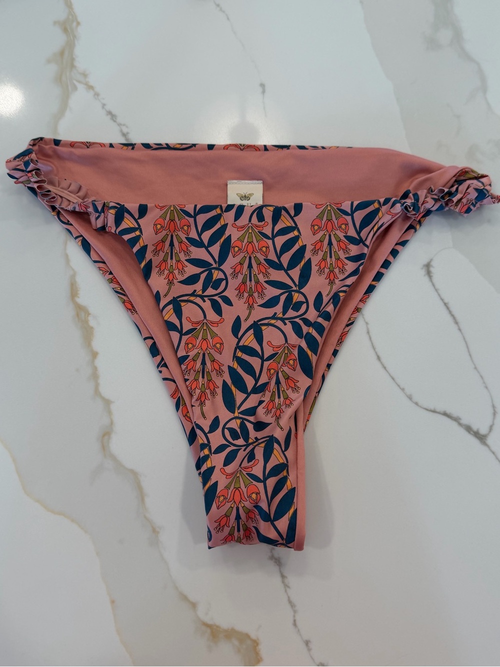 Agua by Agua Bendita Vera Herbacea Atardecer Bikini Bottom XS - Picture 3 of 6